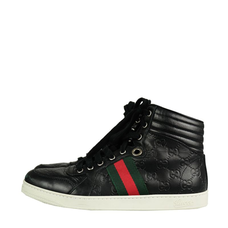 Tenis-Gucci-Guccissima-Preto