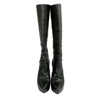 Bota-Louis-Vuitton-Couro-Preto