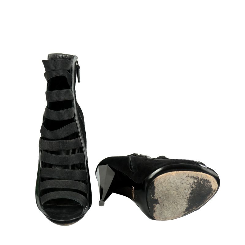 Ankle-Boot-Gucci-Diamond-Camurca-Preto