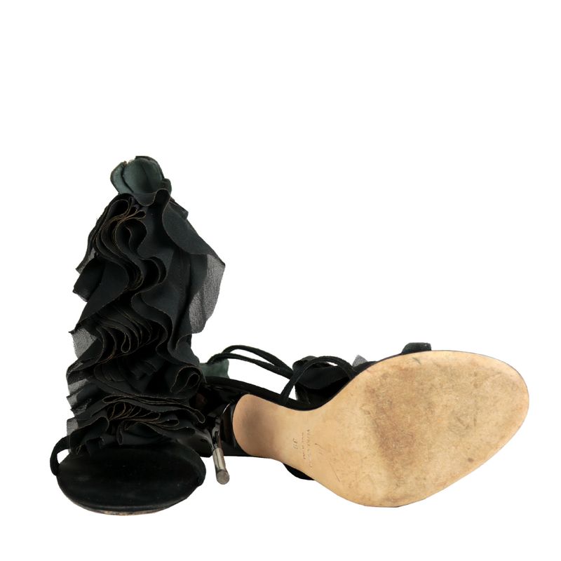 Sandalia-Giuseppe-Zanotti-Babados-Preto