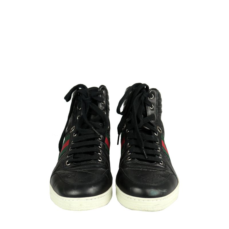 Tenis-Gucci-Guccissima-Preto