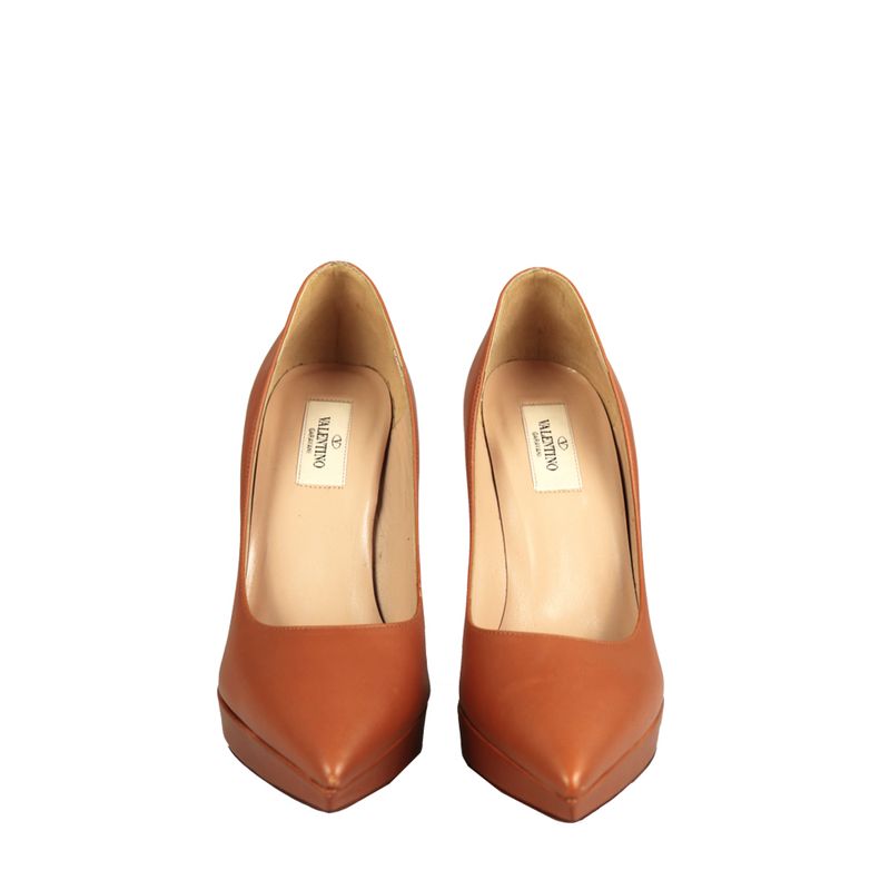 Scarpin-Valentino-Couro-Caramelo