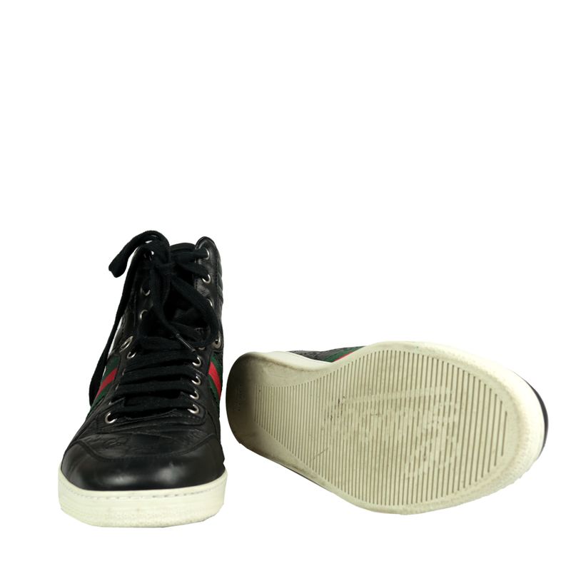 Tenis-Gucci-Guccissima-Preto