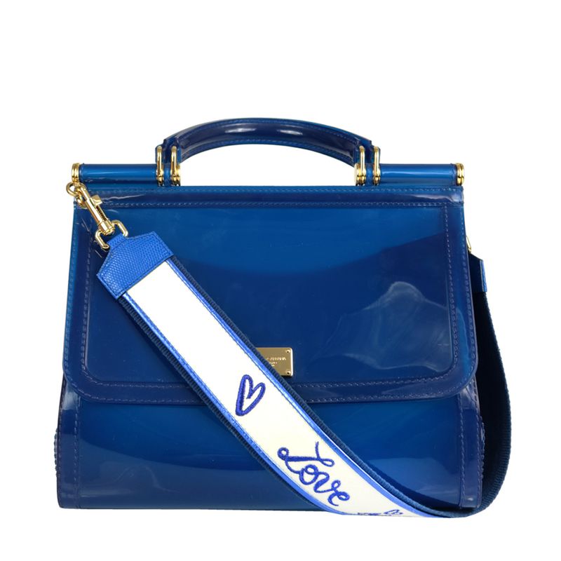 61618-Bolsa-Dolce---Gabbana-Sicily-Silicone-Azul