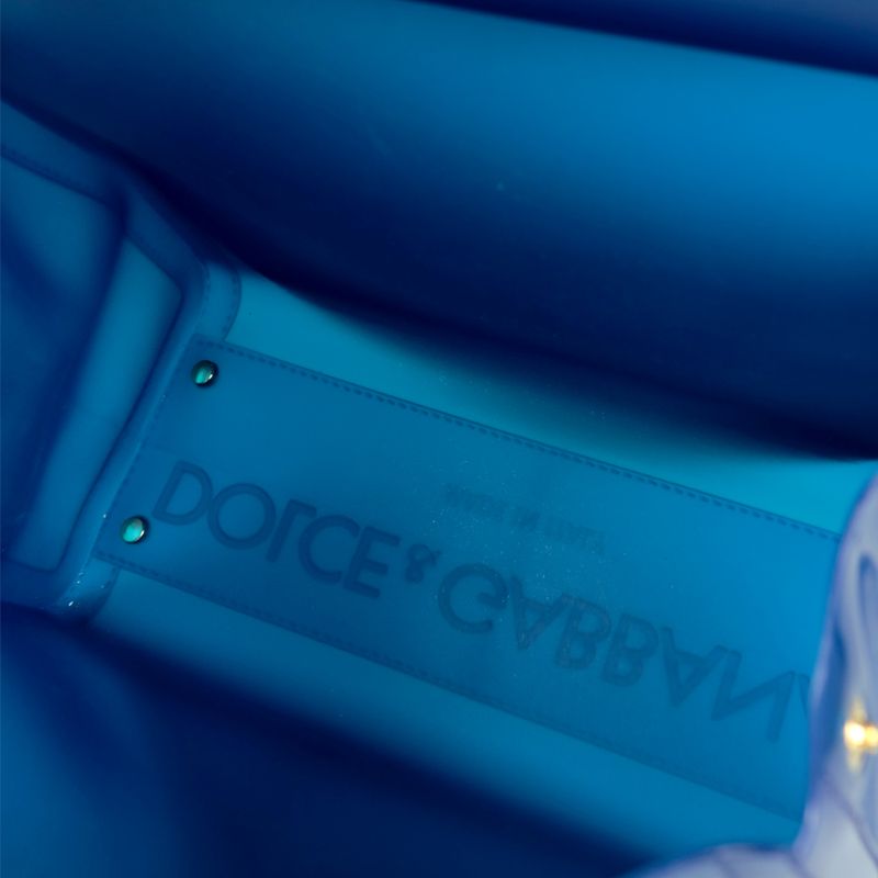 61618-Bolsa-Dolce---Gabbana-Sicily-Silicone-Azul