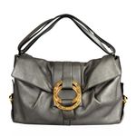 Bolsa-Bulgari-Couro-Chumbo