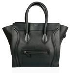 Bolsa-Celine-Luggage-Preta-Pequena