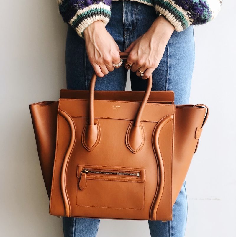 Bolsa-Celine-Luggage-Caramelo