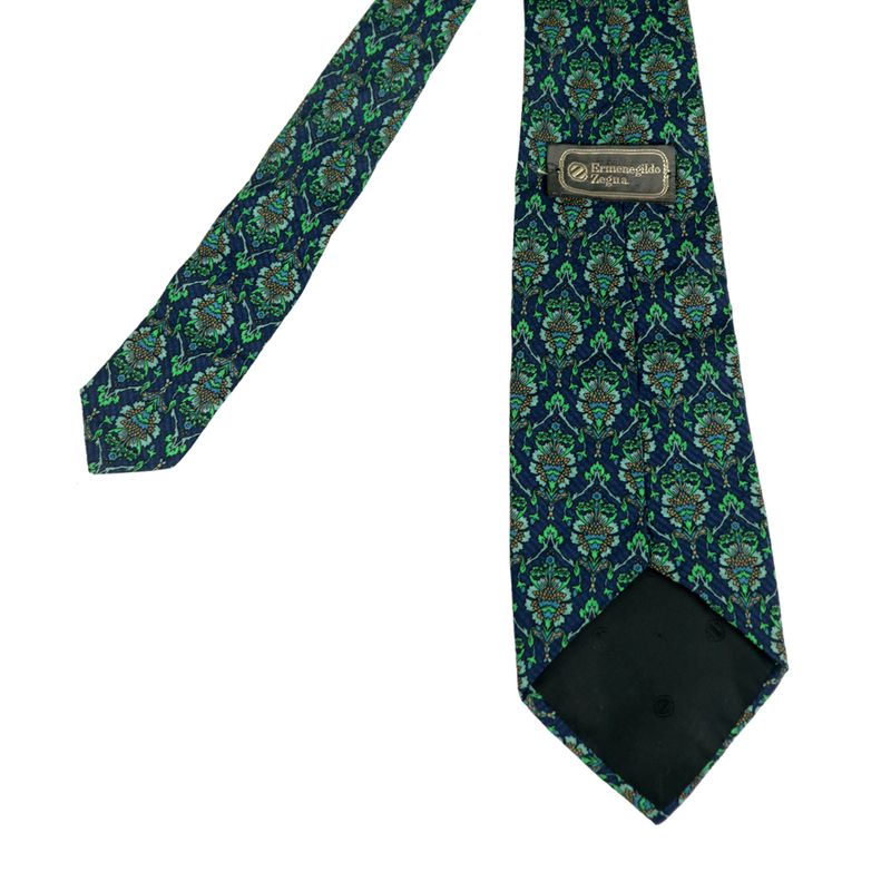 Gravata-Ermenegildo-Zegna-Azul-e-Verde