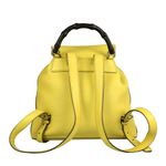 Mochila-Gucci-Bambu-Couro-Amarelo