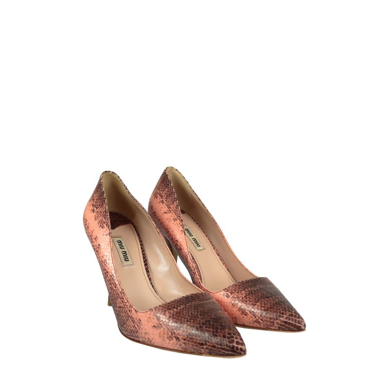 Scarpin-Miu-Miu-Python-Rosa