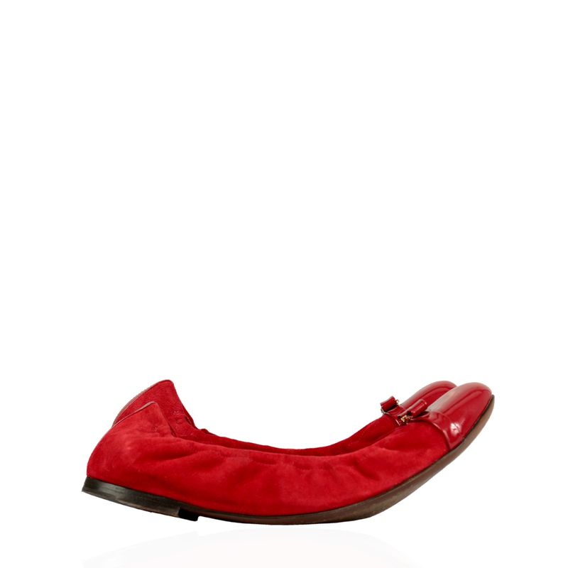 Sapatilha-Louis-Vuitton-Camurca-Vermelha-