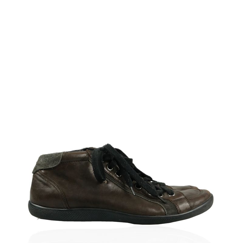 Tenis-Prada-Couro-Marrom