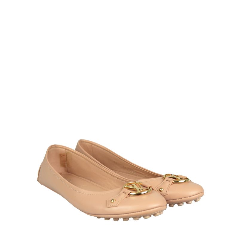 Sapatilha-Louis-Vuitton-Couro-Nude