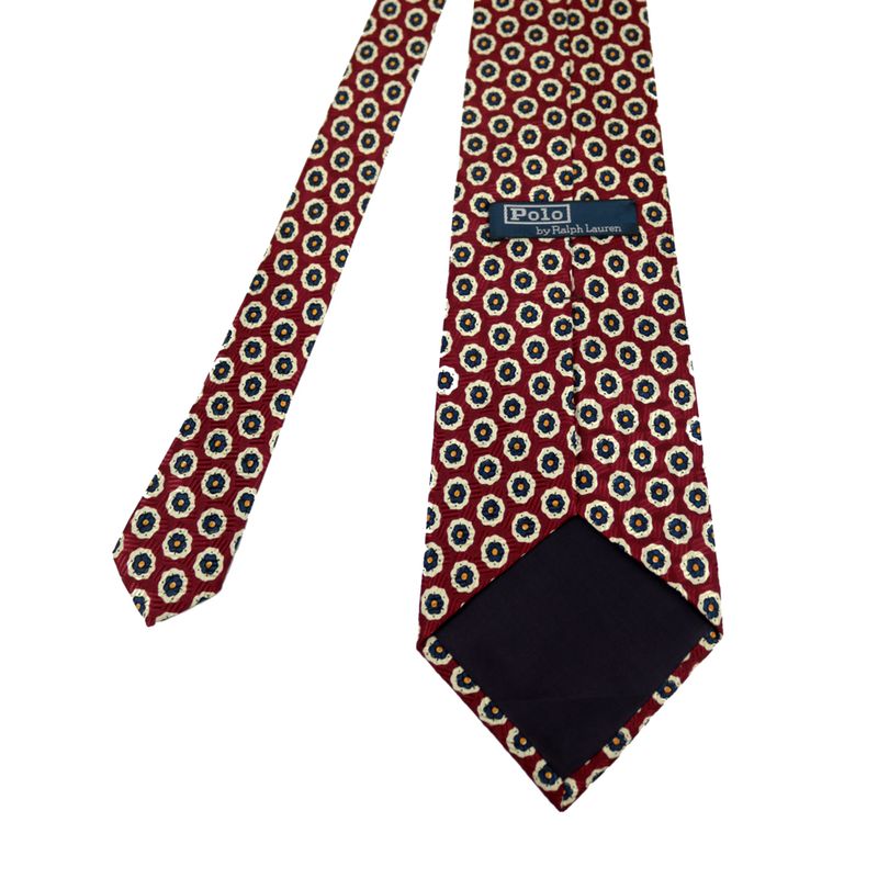 Gravata-Polo-Ralph-Lauren-Floral-Vinho