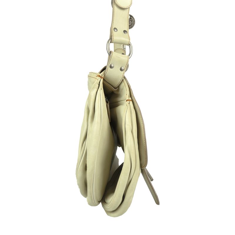 Bolsa-Christian-Dior-Saddle-Gaucho-Branca