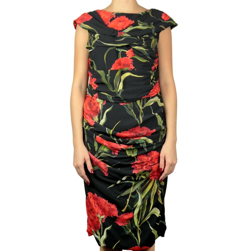 Vestido-Dolce---Gabbana-Estampa-Rosas