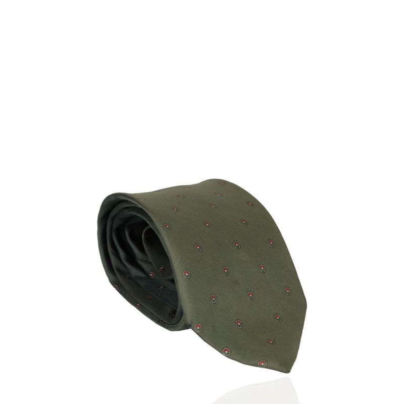 Gravata-Christian-Dior-Verde-Musgo