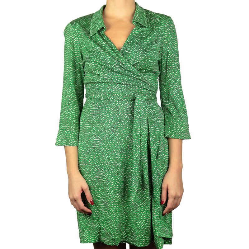 Vestido-Diane-Von-Furstenberg-Verde
