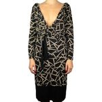 Vestido-Diane-Von-Furstenberg-Preto-e-Bege