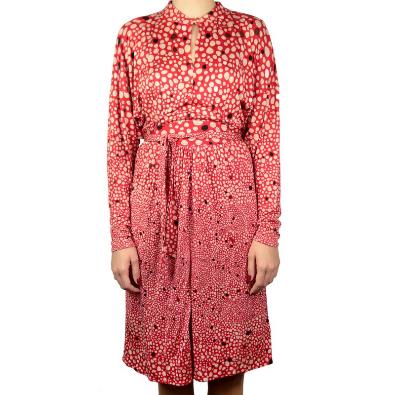 Vestido-Issa-Vermelho-Bolinhas