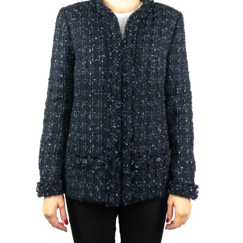 Blazer-Chanel-Tweed-Azul-Marinho