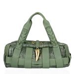 Bolsa-Roberto-Cavalli-Couro-Verde