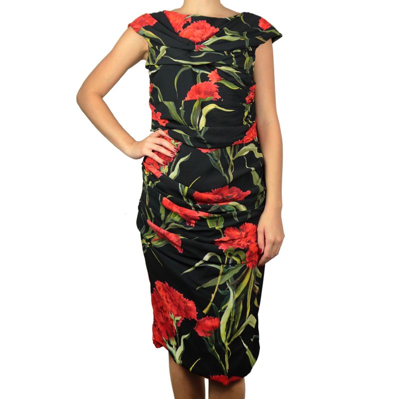 Vestido-Dolce---Gabbana-Estampa-Rosas