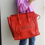 Bolsa-Celine-Luggage-Extra-Large-Vermelha