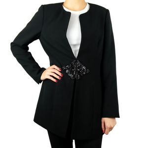 Blazer Badgley Mischka Bordado Preto