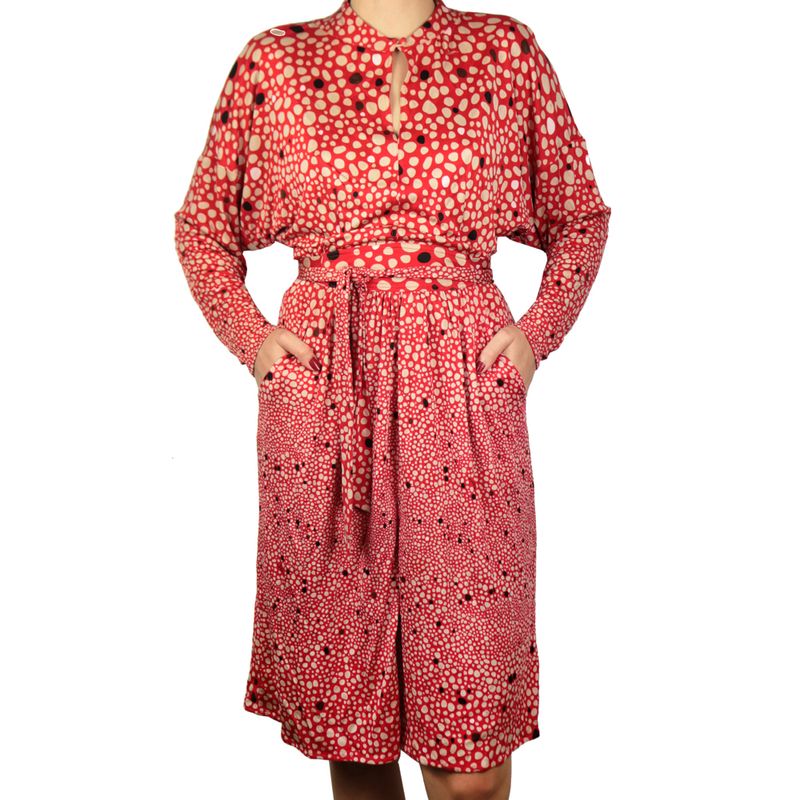 Vestido-Issa-Vermelho-Bolinhas