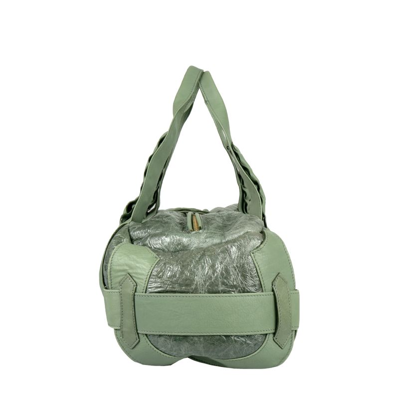 Bolsa-Roberto-Cavalli-Couro-Verde