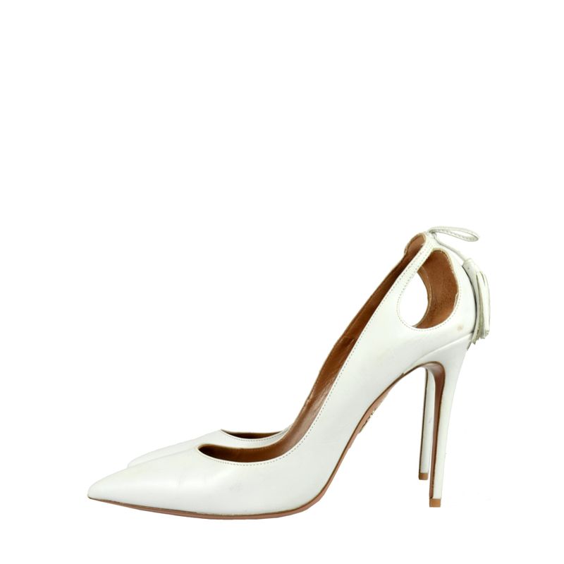 Scarpin-Aquazzura-Couro-Branco