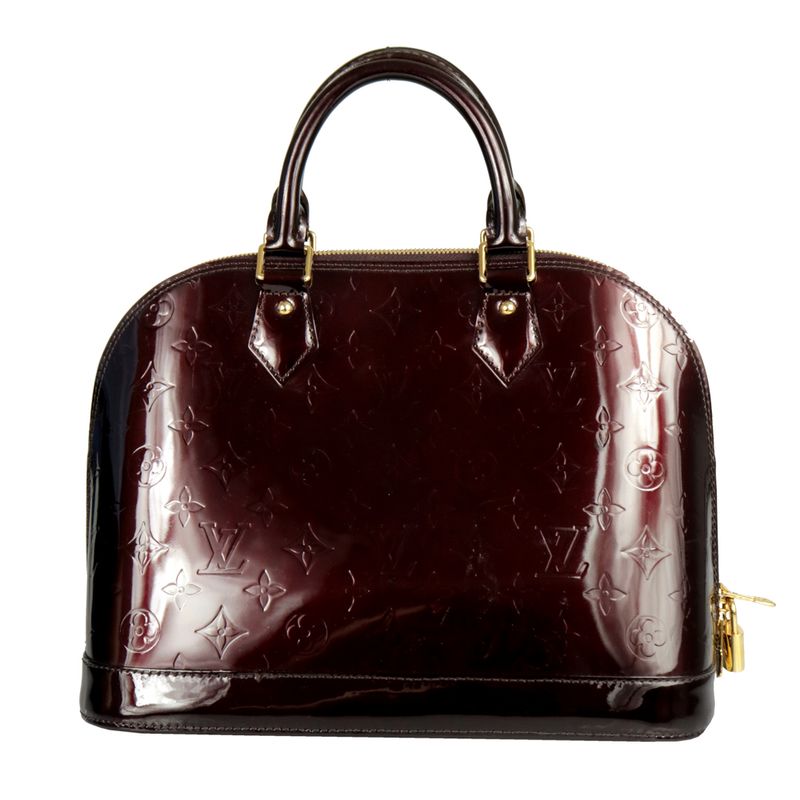 Bolsa-Louis-Vuitton-Alma-Verniz-Vinho