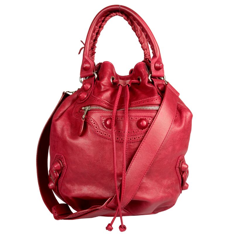 Bolsa-Balenciaga-Motorcross-Couro-Vermelho