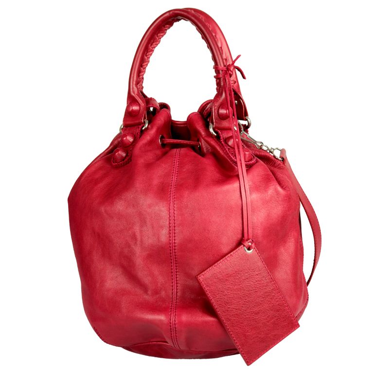 Bolsa-Balenciaga-Motorcross-Couro-Vermelho