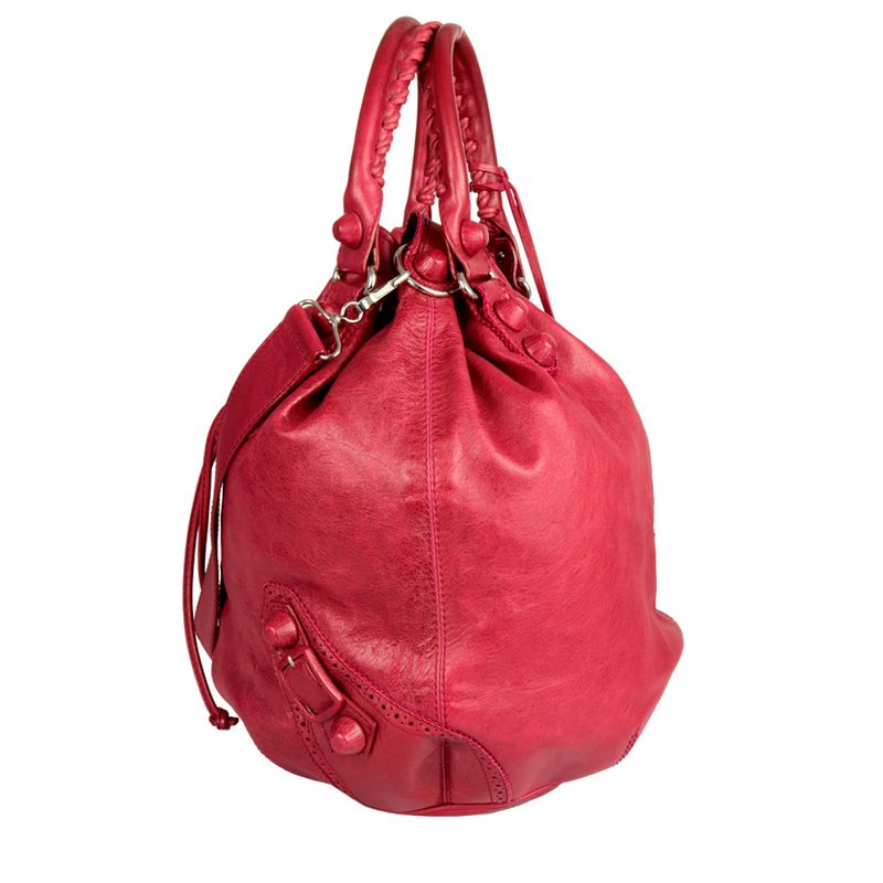 Bolsa-Balenciaga-Motorcross-Couro-Vermelho