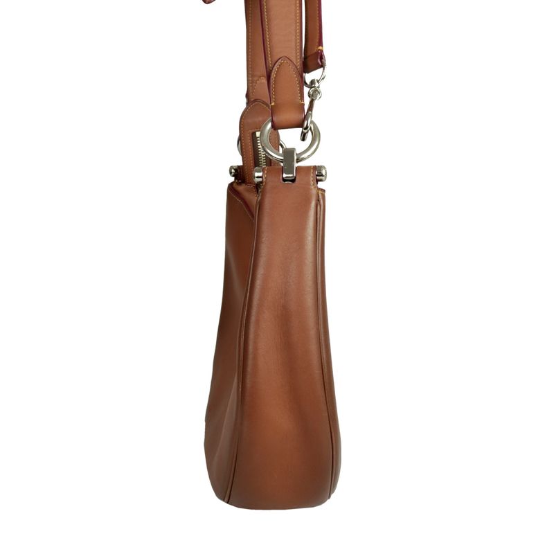 Bolsa-Coach-Hobo-Couro-Marrom