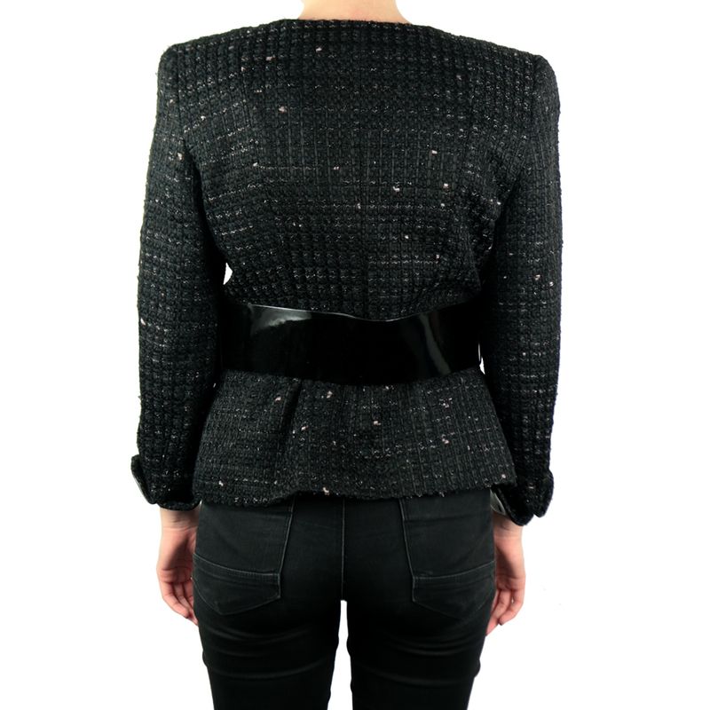 Blazer-Armani-Tweed-Preto