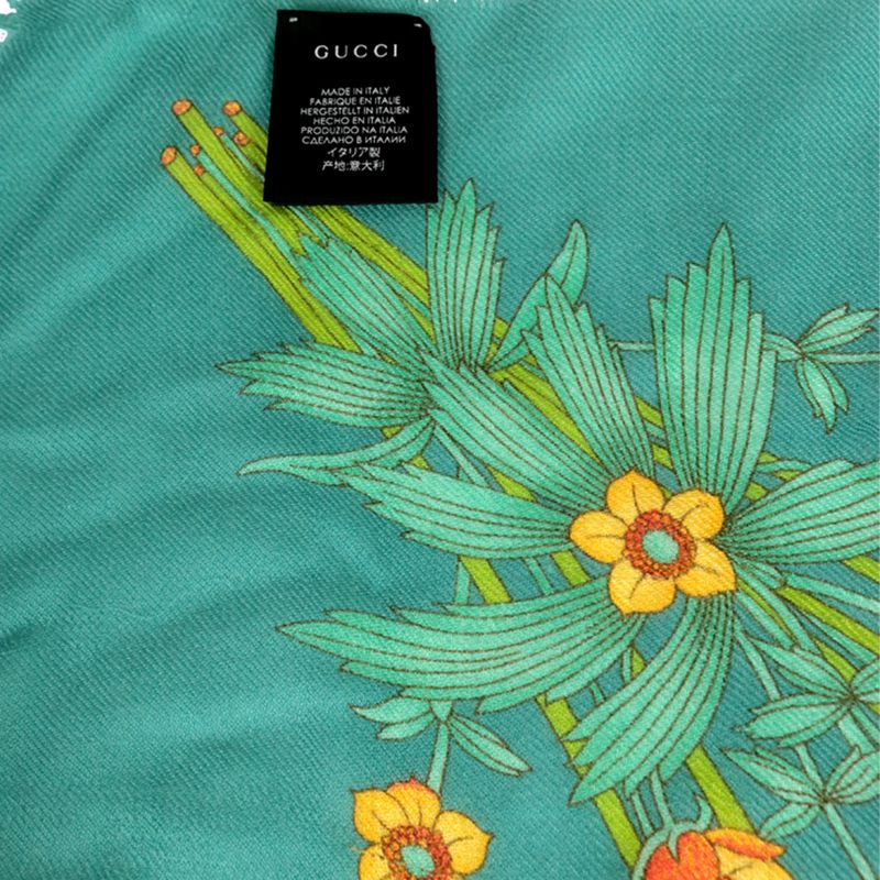 Lenco-Gucci-Azul-Floral