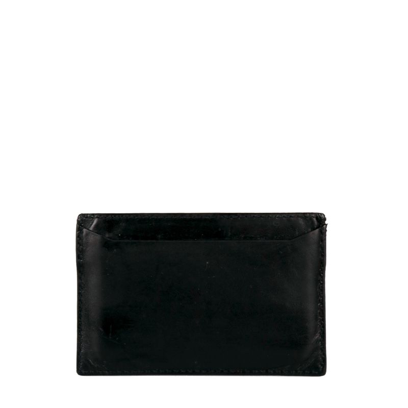 Porta-Cartoes-Prada-Couro-Preto