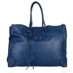 Bolsa-Balenciaga-Papier-Couro-Azul