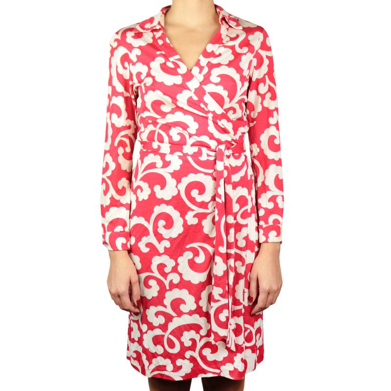 Vestido-Diane-Von-Furstenberg-Espirais-Vermelho