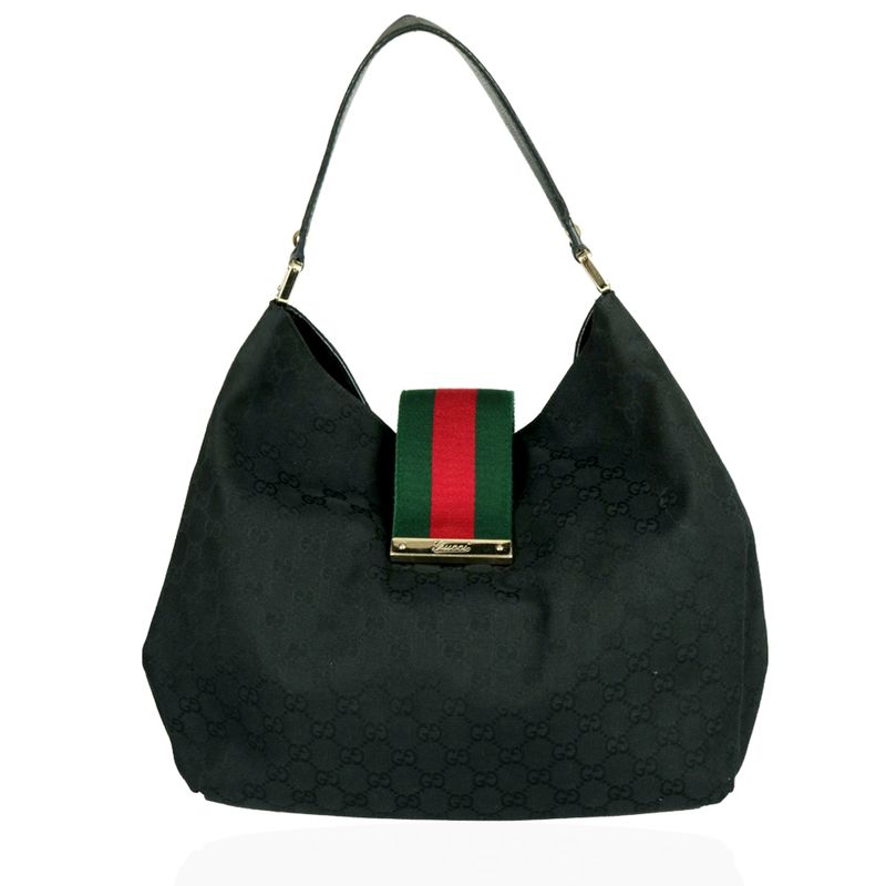 Bolsa-Gucci-Canvas-Preta