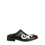 Babouche-Manolita-Couro-Preto