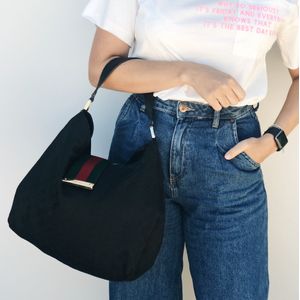 Bolsa Gucci Canvas Preta