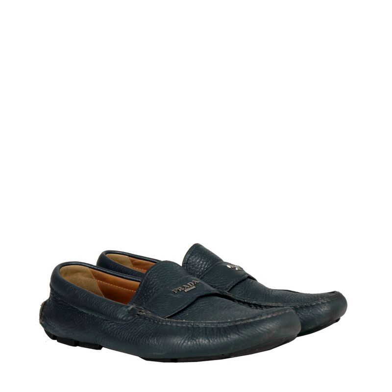 Mocassim-Prada-Couro-Azul