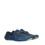 Mocassim-Salvatore-Ferragamo-Couro-Azul-Fivela