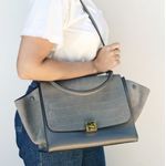 Bolsa-Celine-Trapeze-Cinza