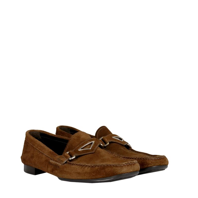 Mocassim-Prada-Camurca-Marrom